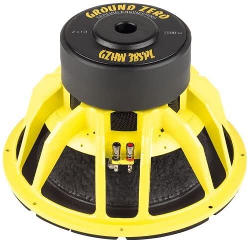 Ground Zero GZHW 38SPL 15" Inch 38cm Dual 1-Ohm SPL 3500 Watts Car Sub Subwoofer