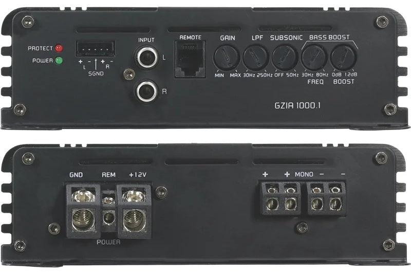 Ground Zero Iridium GZIA 1000.1 Class AB Monoblock Amplifier