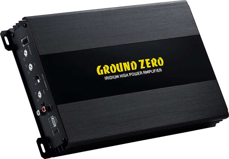 Ground Zero Iridium GZIA1.1000DX-II  Monoblock Amplifier w/ Bass Knob Included