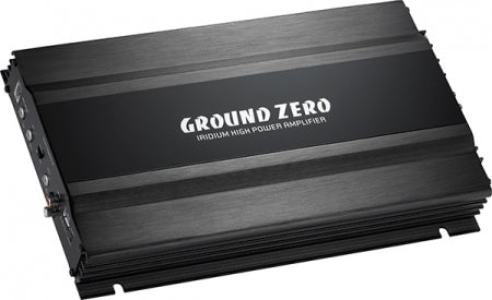 Ground Zero Iridium GZIA 1.600HPX-II Monoblock Amplifier w/ Bass Knob Included