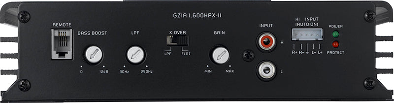 Ground Zero Iridium GZIA 1.600HPX-B Monoblock Amplifier w/ Bass Knob Included