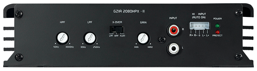 Ground Zero Iridium GZIA 2080HPX-II 2 channel amplifier 2 X 60W RMS