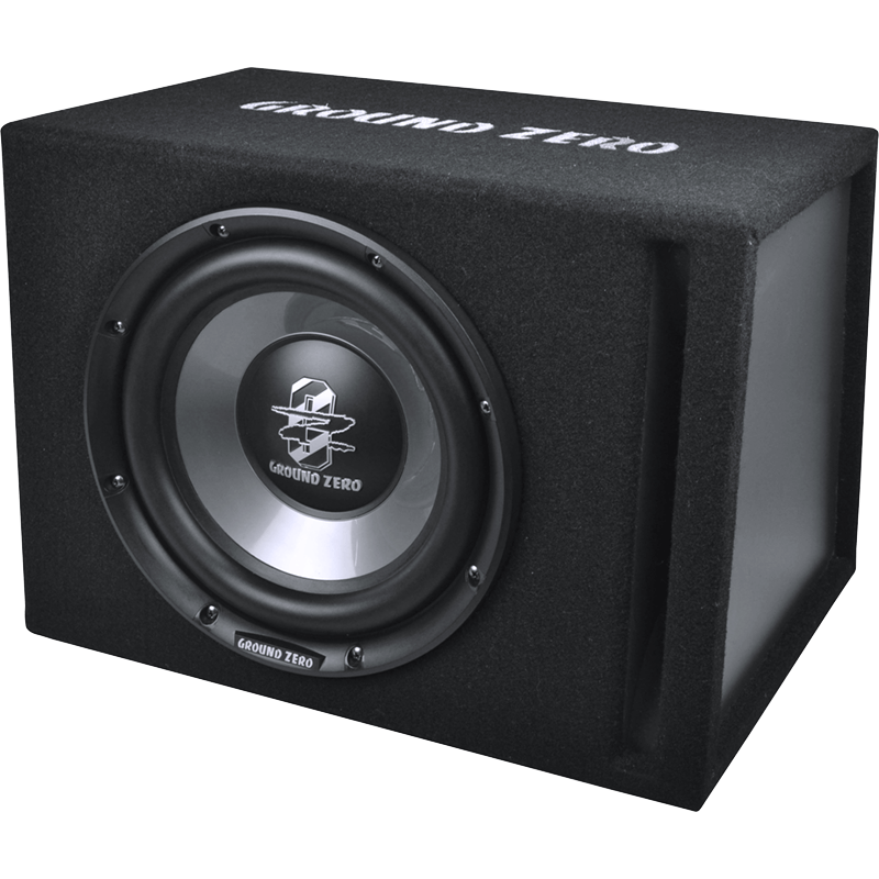 Ground Zero GZIB250XBR 10 Inch 25cm 250 Watts 4 Ohm Passive Car Sub Subwoofer Bass Enclosure Box