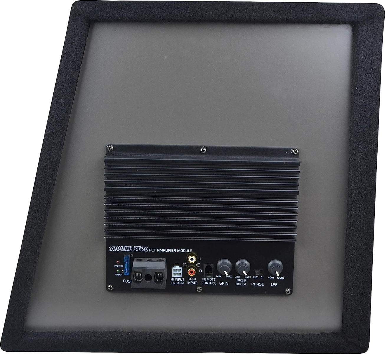 Ground Zero GZIB 25BR-ACT 10 Inch 25cm 250 Watts Active Sub Subwoofer Bass Enclosure Box