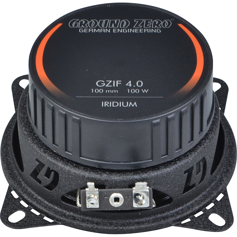 Ground Zero Iridium GZIF4.0 10cm/4" 2 Way Coaxial Speakers 100W