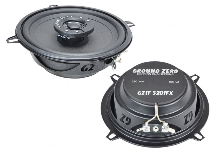 Ground Zero Iridium GZIF5201FX 13cm/5.25" 2 Way Coaxial Speakers 100W