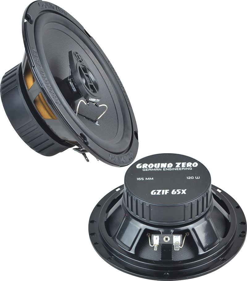 Ground Zero Iridium GZIF65X 16.5cm 2 Way Coaxial Speaker 120w