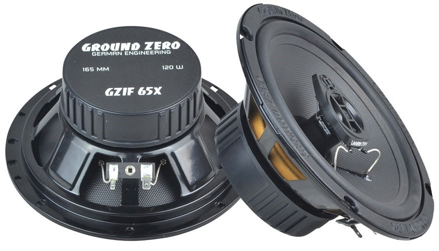 Ground Zero Iridium GZIF65X 16.5cm 2 Way Coaxial Speaker 120w