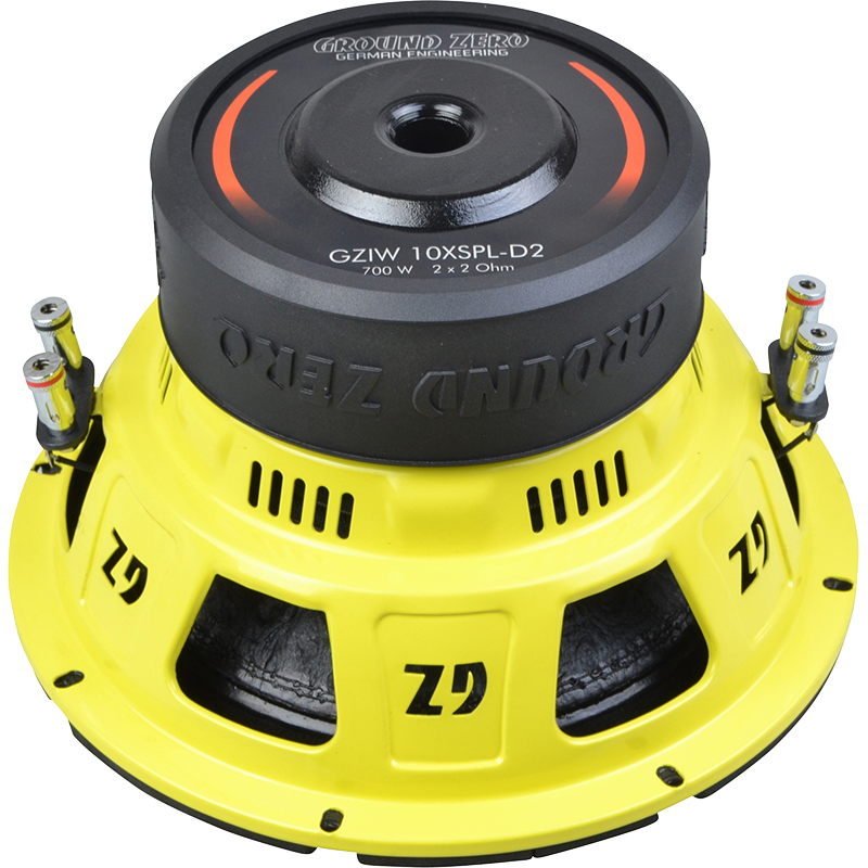 Ground Zero GZIW10XSPL10 Inch 25cm 700 Watts Dual 2 Ohm SPL Car Sub Subwoofer