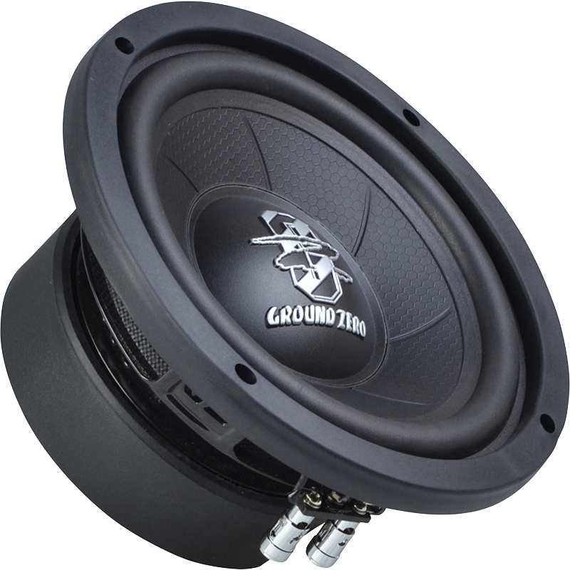 Ground Zero GZIW165 16.5 cm / 6.5″ high quality subwoofer with solid 3D HQPP cone