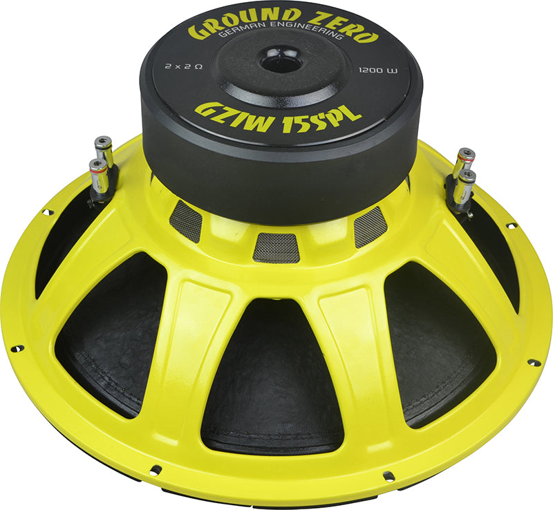 Ground Zero GZIW15SPL 15" Inch 38cm 1200 Watts Dual 2 Ohm Car SPL Sub Subwoofer