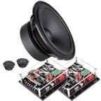 Ground Zero GZNC1650SQ 6.5" Inch 16.5cm 250 Watts 4-Ohm 2-Way Component Car Speaker Set