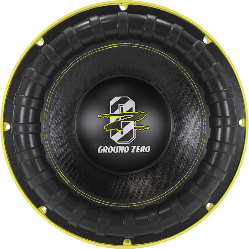 Ground Zero GZNW12SPL XFlex 12 Inch 30cm 4500 Watts Dual 1-Ohm SPL XFlex Car Sub Subwoofer