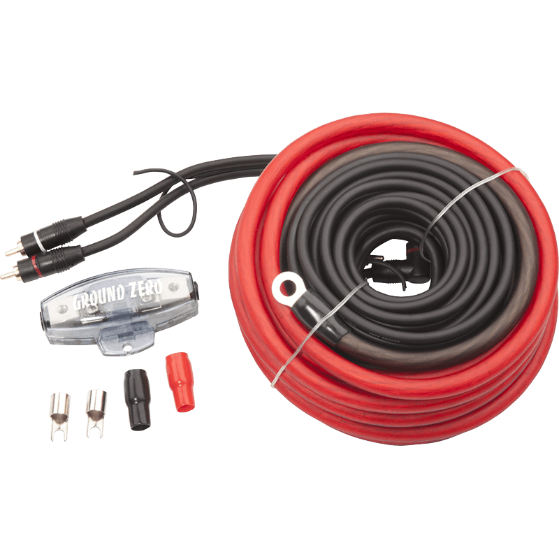 Ground Zero GZPK20X 4AWG 20 mm² Cable kit with MANL fuseholder
