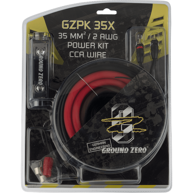 Ground Zero GZPK35X 0AWG 35 mm² Cable kit with ANL fuseholder