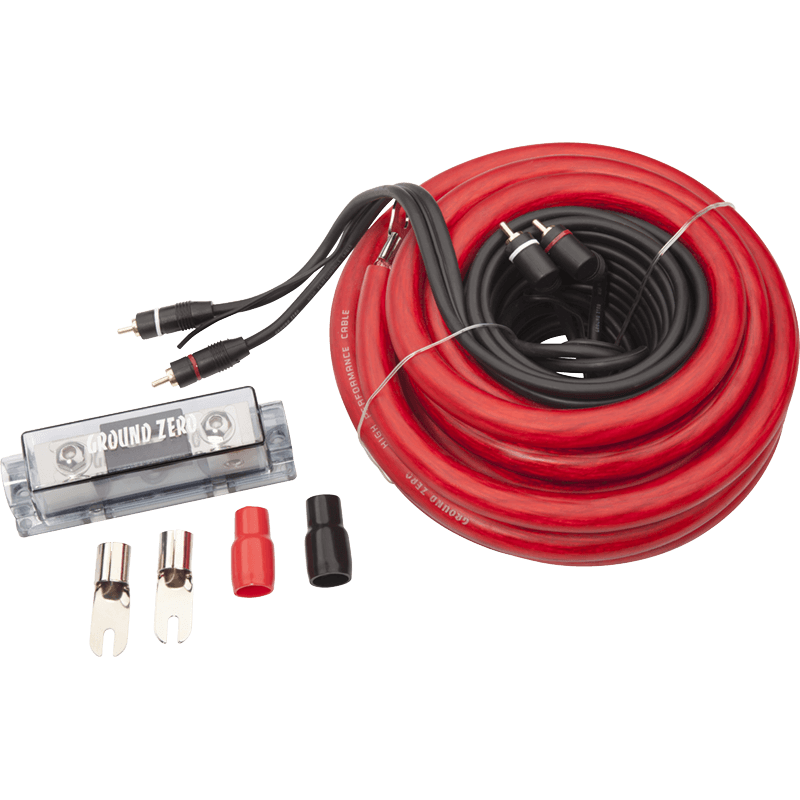Ground Zero GZPK50X 0AWG 50 mm² Cable kit with ANL fuseholder