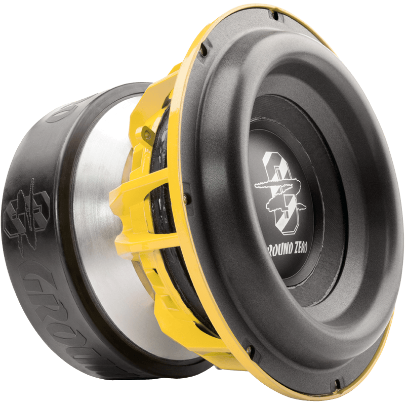 Ground Zero GZPW10SPL 10 Inch 25cm 6500 Watts SPL Dual 1.6-Ohm Car Subwoofer