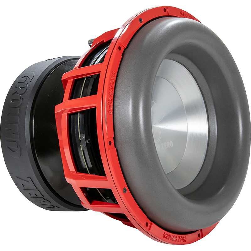 Ground Zero Plutonium GZPW15XMAX-II - 15 Inch 6500 Watts RMS Subwoofer