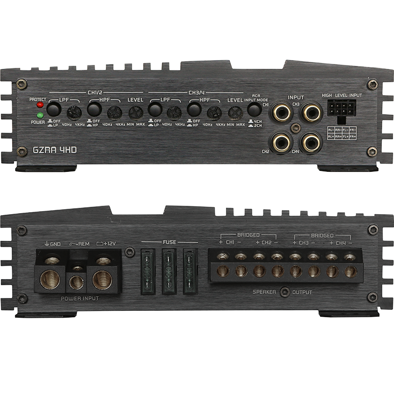 Ground Zero GZRA4HD Radioactive 4-channel high-performance class D amplifier