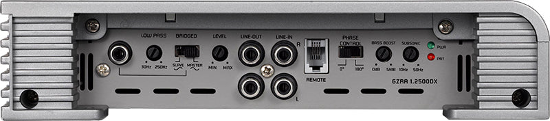 Ground Zero Radioactive GZRA1.2500DX Monoblock Class-D Amplifier w/ Bass Knob Included