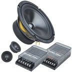Ground Zero Radioactive GZRC 165.2SQX- 6.5" 120W 2 Way Component Car Speakers