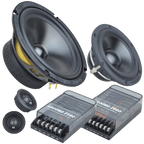 Ground Zero Radioactive GZRC165.3SQ 6.5" 230W 3 Way Component Car Speakers