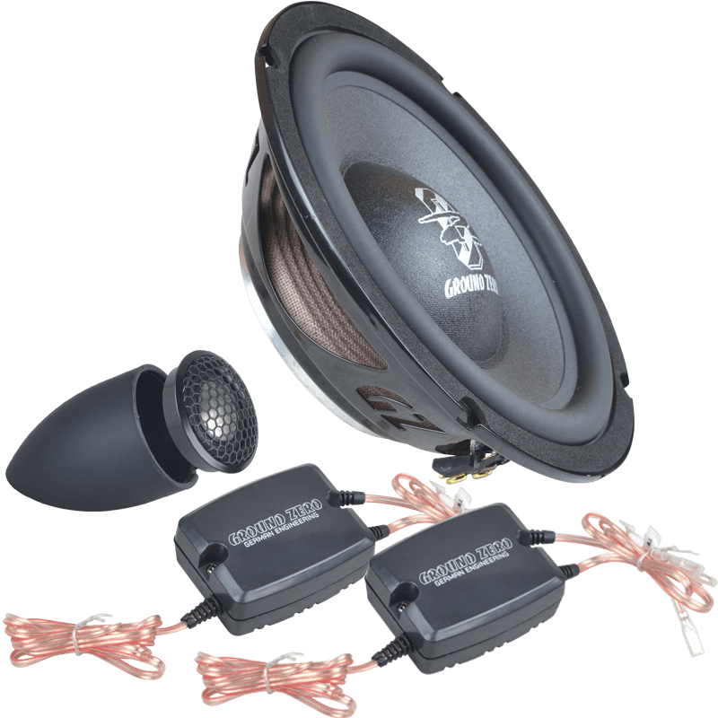 Ground Zero GZRC165NEO-IV 6.5" Inch 16.5cm 170 Watts 4-Ohm 2-Way Component Car Speaker Set