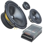 Ground Zero GZRC165.3SQ 6.5" Inch 16.5cm 350 Watts 4-Ohm 3-Way Component Car Speaker Set