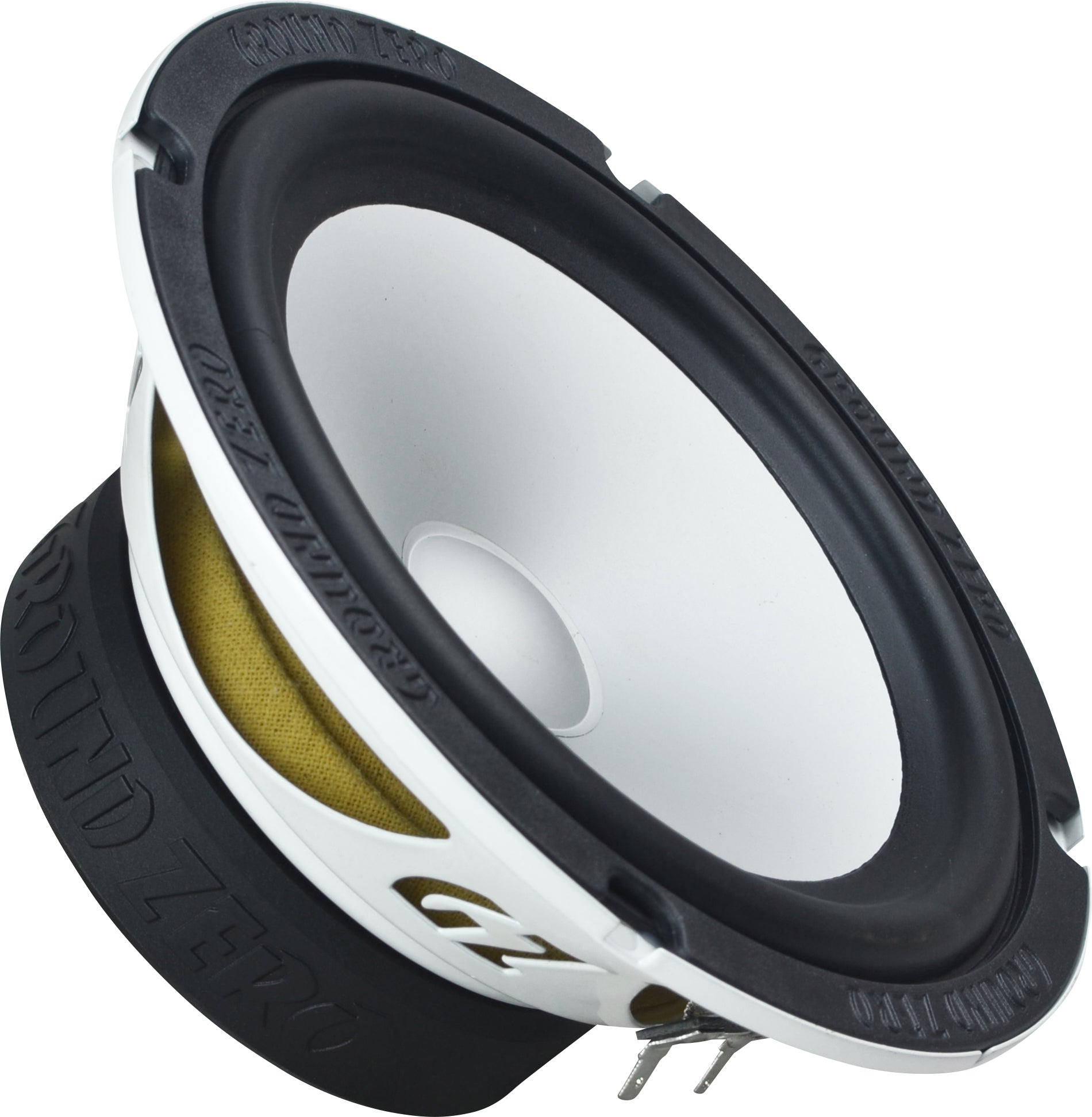 Ground Zero Radioactive GZRC 165AL White 6.5" 13cm 2 Way Component Speakers 160W