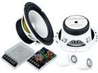Ground Zero Radioactive GZRC 165AL White 6.5" 13cm 2 Way Component Speakers 160W