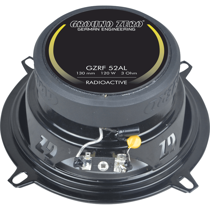 Ground Zero GZRF52AL 5.25" Inch 13cm 3 Ohm 2-way 110 Watts Coaxial Car Speaker