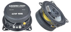 Ground Zero Radioactive GZRF40AL 100mm/4" 2-Way Coaxial Speakers 110W