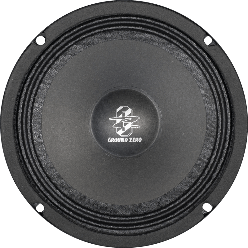 Ground Zero GZCM6-4FX - 6.5" Inch 16.5cm Flat 250 Watts Midrange Car Speaker Single - Single