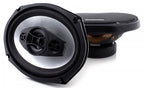 Ground Zero Radioactive GZRF69AL 6" x 9" 3-Way Coaxial Speakers 200W