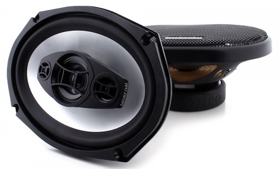 Ground Zero Radioactive GZRF69AL 6" x 9" 3-Way Coaxial Speakers 200W