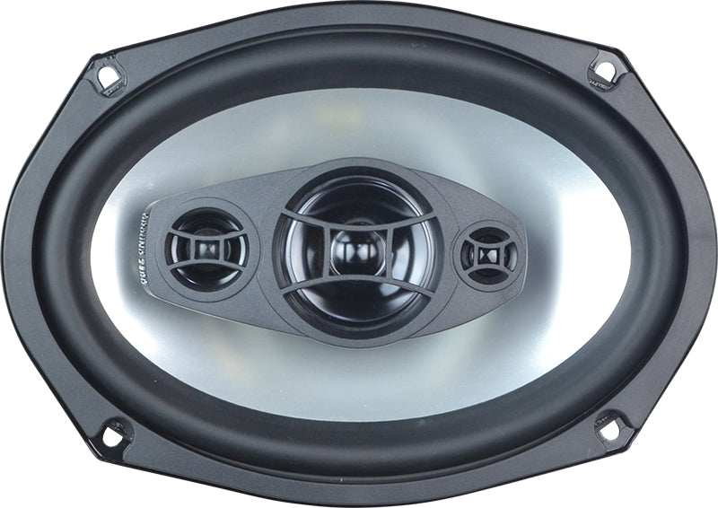 Ground Zero Radioactive GZRF69AL 6" x 9" 3-Way Coaxial Speakers 200W