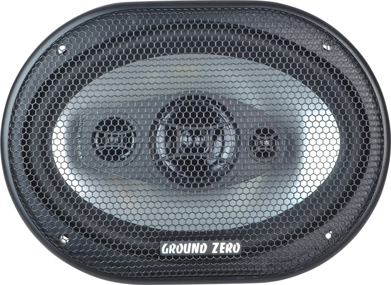 Ground Zero Radioactive GZRF69AL 6" x 9" 3-Way Coaxial Speakers 200W
