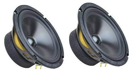 Ground Zero Radioactive GZRK165SQ - 165mm / 6.5" 110 WRMS Midwoofers Pair