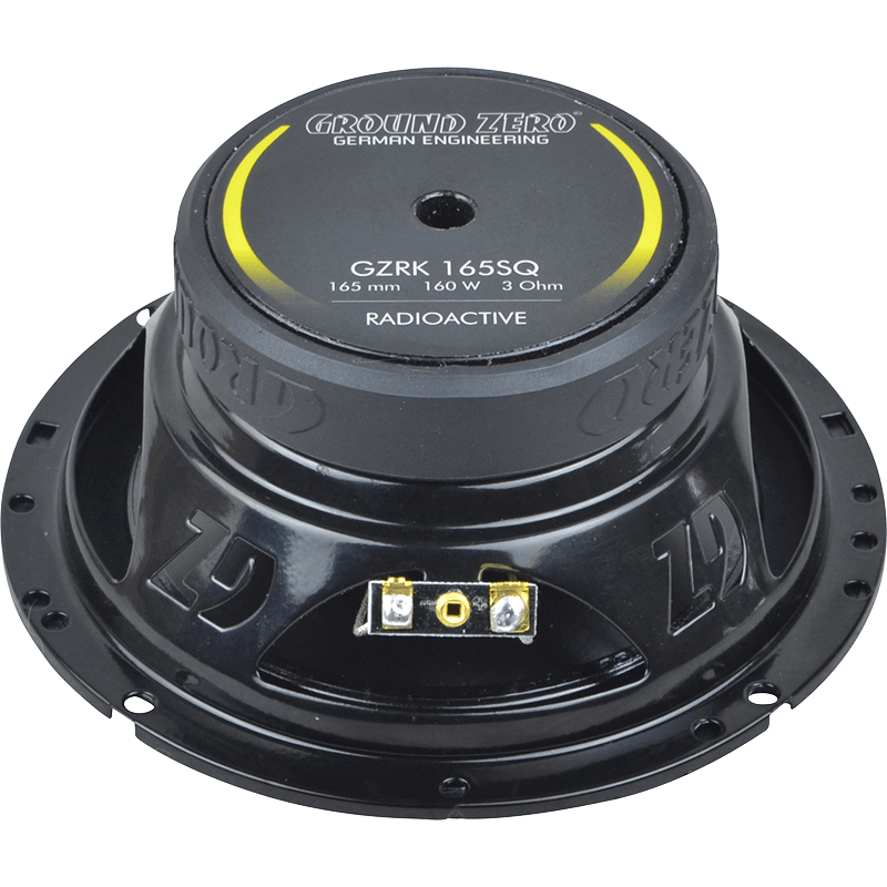 Ground Zero Radioactive GZRK165SQ - 165mm / 6.5" 110 WRMS Midwoofers Pair