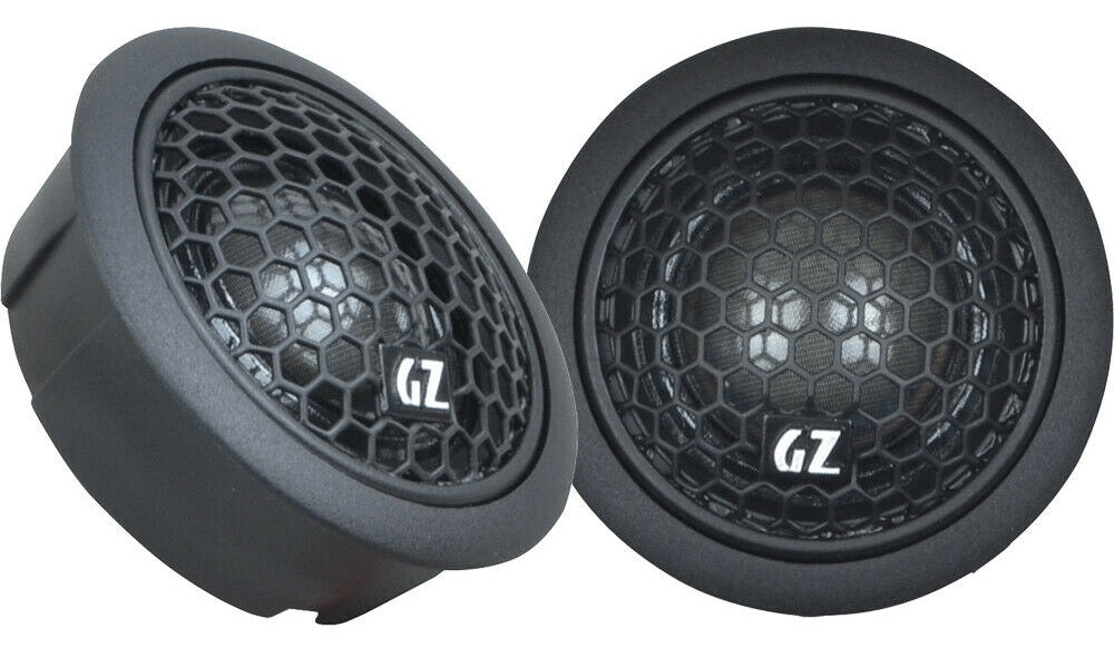 Ground Zero GZRT25SQ - 1" Inch / 25mm 3 Ohm 70 WRMS with Coated Silk Dome Tweeter