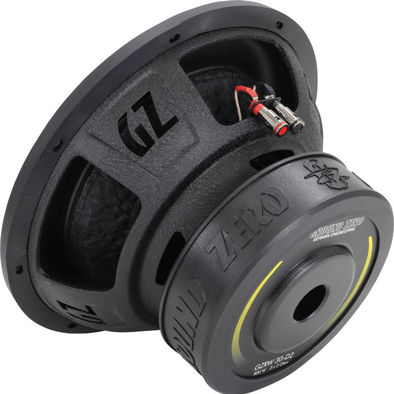 Ground Zero Radioactive GZRW25-D2 - 10" 25cm 900 Watt Dual Voice Coil Car Subwoofer Bass Driver