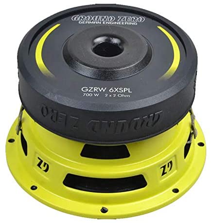 Ground Zero GZRW6XSPL 6.5″ 700 Watts Dual 2 Ohm SPL Car Subwoofer