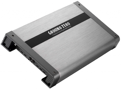 Ground Zero Titanium ZTA 1.800DX-II24V Monoblock 24 Volts Amplifier w/ Bass Knob Included