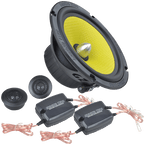 Ground Zero GZTC165 6.5" Inch 165mm 150 Watts 2-Way Component 3-Ohm Car Speaker Set