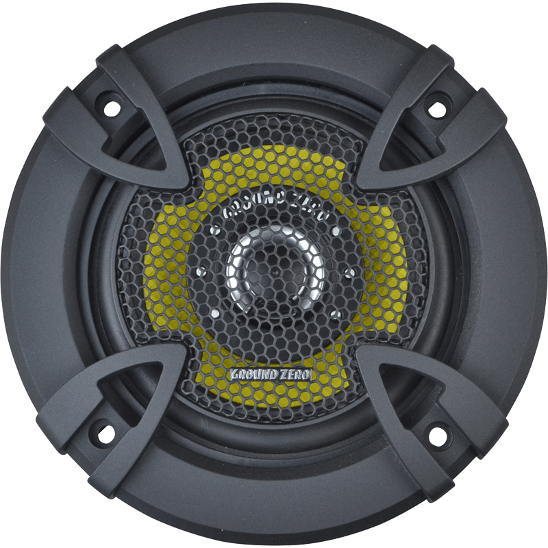 Ground Zero GZTF10 4 Inch 10cm 100 Watts 3-Ohm 2-Way Coaxial Car Speakers