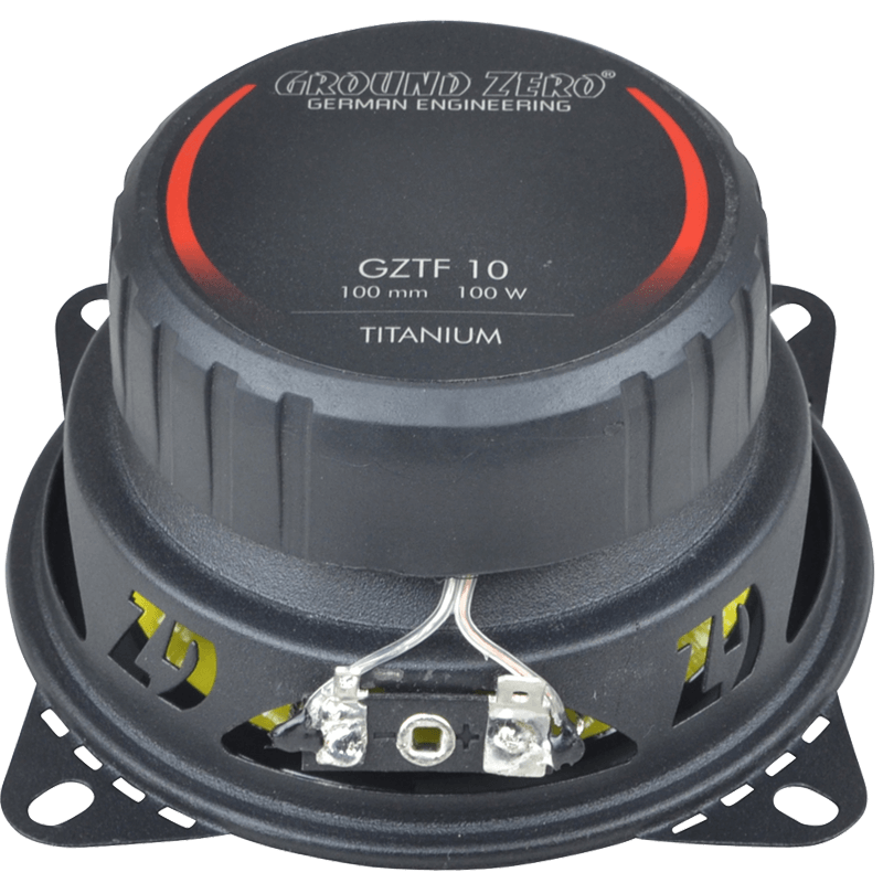 Ground Zero GZTF10 4 Inch 10cm 100 Watts 3-Ohm 2-Way Coaxial Car Speakers