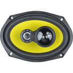 Ground Zero GZTF69 6x9" 3-way Coaxial Speakers 190w