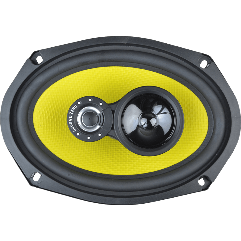 Ground Zero GZTF69 6x9" 3-way Coaxial Speakers 190w