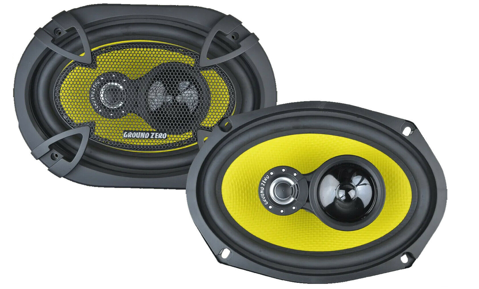 Ground Zero GZTF69 6x9" 3-way Coaxial Speakers 190w