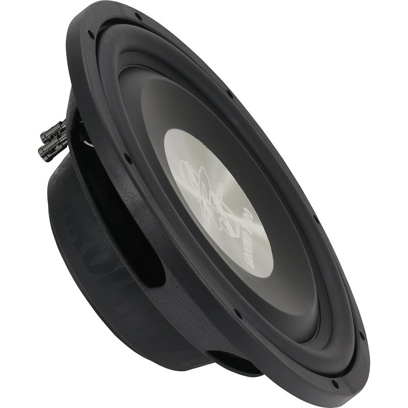 Ground Zero GZTW12F 12 Inch 30cm 600 Watts Dual 2-Ohm Flat Car Sub Subwoofer
